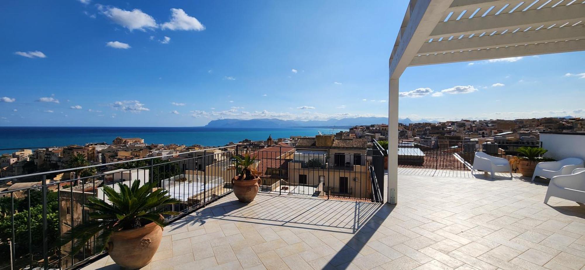 Palazzo Del Golfo Penthouse Daire Castellammare del Golfo Dış mekan fotoğraf